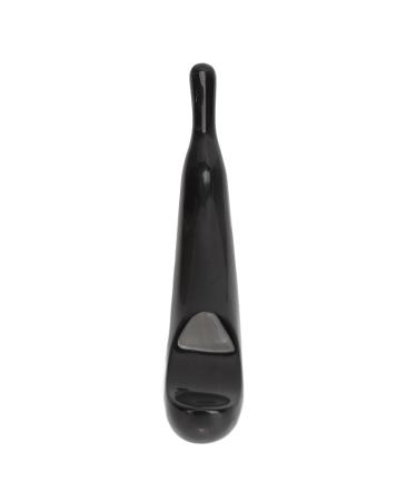 Black Gua Sha Tool for Muscle Relaxation | Face Eyes & Hand Massager for Home & Travel - Perfect for Men & Women - Buy Online on GoSupps.com
