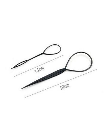 Magical Hair Braid Tools - 2x Plastic Topsy Tail Loop Accessories for Braiding & Ponytails | Perfect for Girls - Buy Online on GoSupps.com
