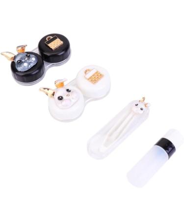 Buy Gatuida 3-St Holders for Lens Containers - Colorful Eye & Lip Gloss Organizer Portable Contact Case Accessories for Travel - Buy Online on GoSupps.com