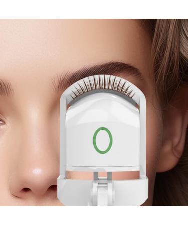 Senlong Heated Eyelash Curler - Rechargeable Electric Lash Curler with 2 Heating Modes & Sensing Silicone Pad - Portable Makeup Tool for Women (White) | International Shipping Available - Buy Online on GoSupps.com