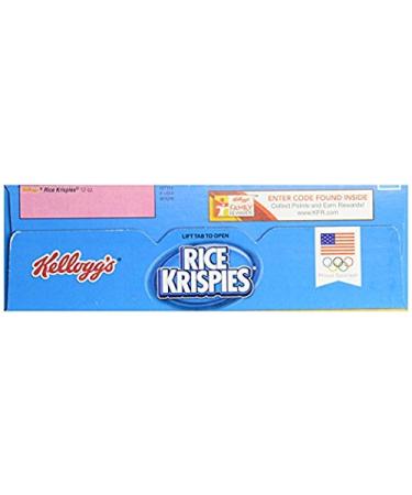 Kellogg's Rice Krispies Toasted Rice Cereal 12 Oz. Pack Of 3 - Buy Now! - Buy Online on GoSupps.com