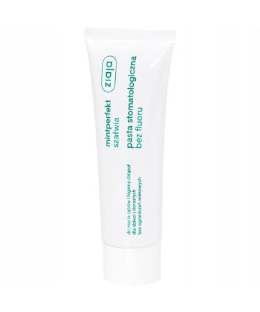 Ziaja Mintperfekt toothpaste without fluoride 75 ml - Buy Online on GoSupps.com