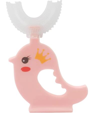 Manual Toothbrush with U-Shaped Bristles for Kids Bulk Car Shaped Donut Shaped Handle Soft Silicone Toothbrush Head 360 Thorough Cleaning (H L (2 12 Years) 1 PC) - Buy Online on GoSupps.com