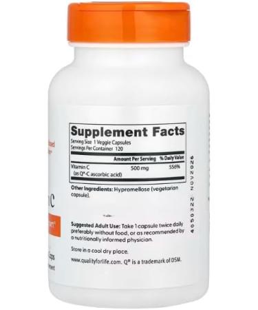 Larksh E N OmegasDoc Best Vitamin C 500 mg 120 - Buy Online on GoSupps.com
