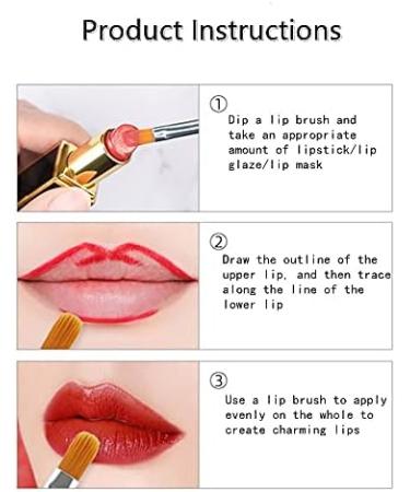 Professional Lipstick Brush for Precise Lip Contouring and Application - Buy Online on GoSupps.com