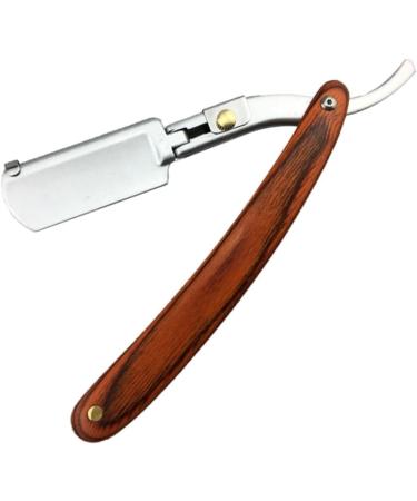 Beavorty 3-in-1 Portable Metal Manual Razor for Men | Classic Straight Blade & Wooden Handle Beard Grooming Tool - Safe & Stylish - Buy Online on GoSupps.com