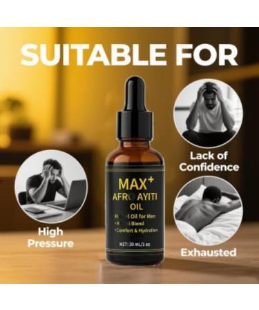 Max+ AfroAly Ali Oil Voror Mannen Trineh AfroAyi Oil Natural Formule Fast & Effective1 Oz 1 pcs - Buy Online on GoSupps.com