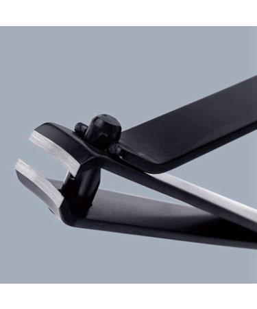 suoera 2X Black Nail Clippers Stainless Steel Super and Toenails Manicure Tool Flat Nose Nail Clippers S - Buy Online on GoSupps.com