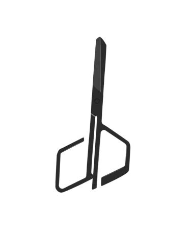 Ipetboom Nose Hair Nasal Hair Remover Nose Hair Trimmer Eyebrow Trimmer Vibrissac Nostril Hair Nasal Remover Cosmetic Eyebrow Stainless Steel 9.7x4.6cm Black