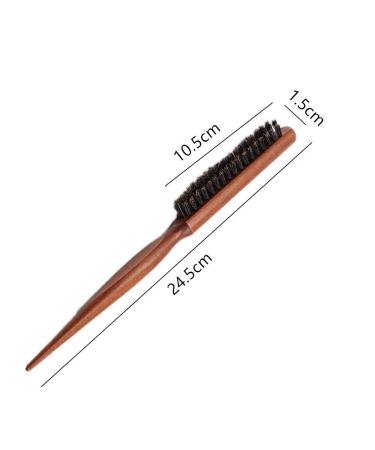 Teasing Hair Brush & Boar Bristle Tail Comb | Professional Salon Tool to Reduce Hair Breakage - Shop Internationally - Buy Online on GoSupps.com