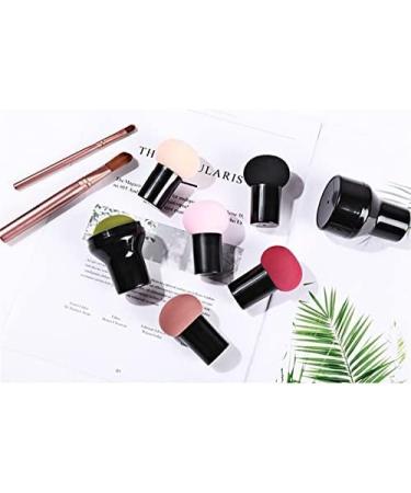 Makeup Sponge Non-latex Makeup Sponge Mushroom Head Powder Liquid Foundation Puff Dry & Wet Multi- function Cosmetic Tool Tamp Storage Box Makeup Sponge Holder(Coffee and cap) - Buy Online on GoSupps.com