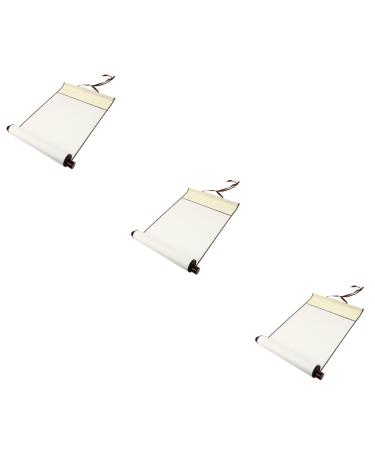 NUOBESTY 3pcs Calligraphy Scroll Calligraphy Art Scroll Reusable Coffee Jug Blank Rice Paper Trash Can Child