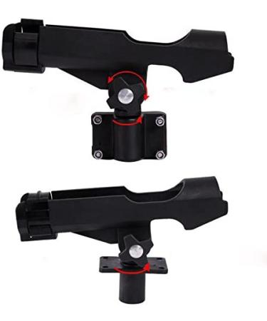 Bekith 2 Pack Adjustable Powerlock Rod Holder with Combo Mount - Black Finish - Buy Online on GoSupps.com