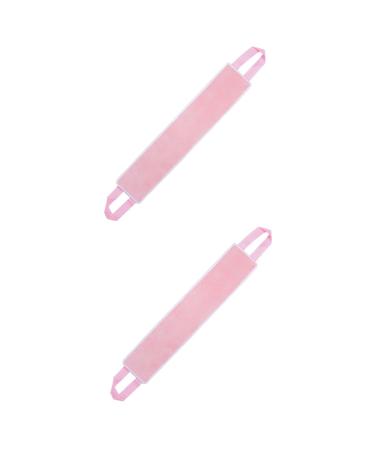 FRCOLOR 2 Pieces Streamlined Back Strip Applicator For Self Tanner Back Tanning Applicator Tanning Applicator Back Tanning Strip Back Lotion Band Body Lotion Colors Fiber