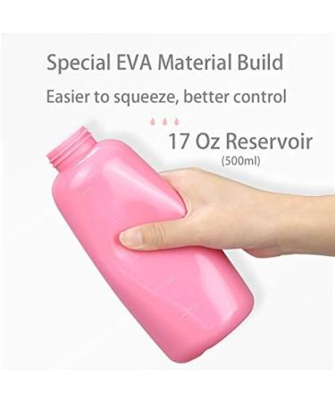 Postpartum Peri Bottle 17oz/500ml - Portable Bidet for Feminine Care & Travel | Upside Down Vaginal Wash Spray - Buy Online on GoSupps.com
