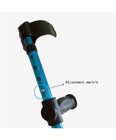 Forearm Crutches Adjustable Open Cuff Crutches Lightweight Aluminum Forearm Crutches Blue Stylish Walking s Adjustable for Elderly Handicapped Disabled Lightweight Arm Prosperous - Buy Online on GoSupps.com