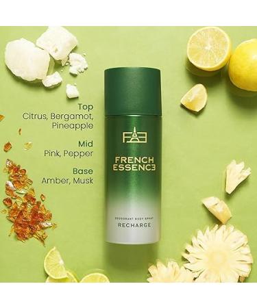 Luxury Gift Set For Men - Recharge Perfume 60Ml & Deodorant 150Ml | Perfume and Deodorant Combo - Buy Online on GoSupps.com