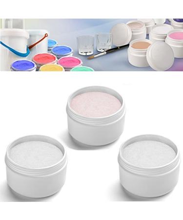 Eubecos acrylic luxury powder monomers 30g ros + 30g white + 30g clear total 90g acrylic powder made in Germany and 100% pbo-free!Investive pack