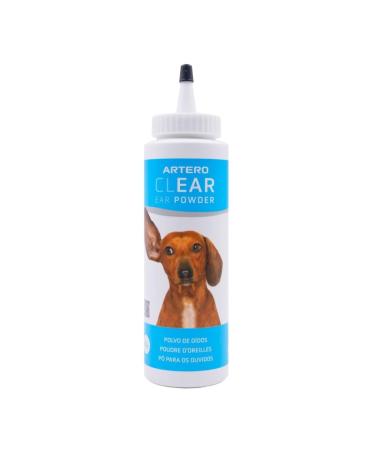 Artero clear ear powder for dogs.Prevents sweat and eliminates bad smell due to the moisture in the dog's ears.