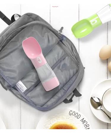 Madeking Portable Dog Water Bottle Dispenser - Leak Proof & Lightweight Pet Travel Bowl for Walking and Travel - Blue - Buy Online on GoSupps.com