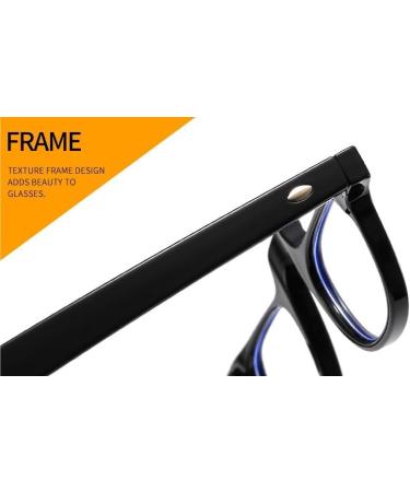 Buy Retro Anti Eye Strain Computer Readers - Blue Light Blocking +350 Tortoiseshell Glasses for Presbyopia - Buy Online on GoSupps.com