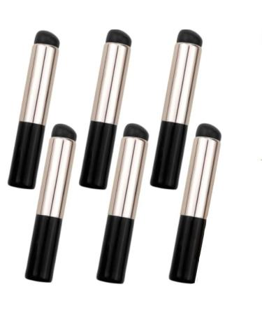 2Pcs Mini Lip Brush with Cover Portable Concealer Makeup Brush Applicator Travel Lip Film Oil Brush Cosmetic Tools for Concealer Lipstick Lip Balm Makeup Brushes and Tools
