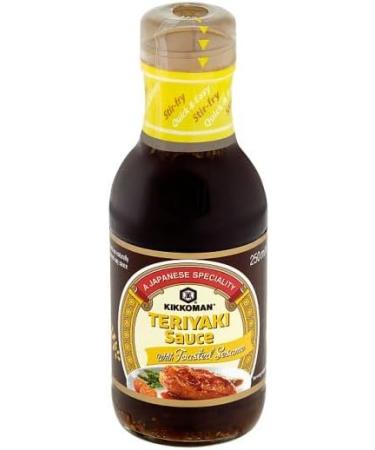 Kikkoman | Teriyaki Sauce Sesame 250Ml | Teriyaki Sauce with Toasted Sesame | Based on naturally brewed soy sauce | For Your Favourite Dish - Buy Online on GoSupps.com