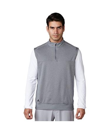 adidas Golf Men's Adi Club Vest Medium Tmag Vista Grey Heather