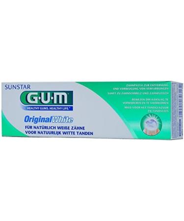 GUM Original White Toothpaste 75ml 6-Pack - Whitening & Oral Care | International Shipping - Buy Online on GoSupps.com