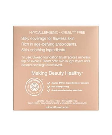 Mineral Fusion Pressed Powder Foundation  Warm 2   9 g (Pack of 1) - Buy Online on GoSupps.com