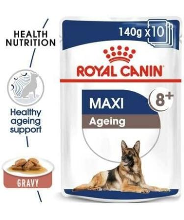 Royal Canin Maxi Ageing 8+ Wet Dog Food (40 x 140g Pouches) - Buy Online on GoSupps.com
