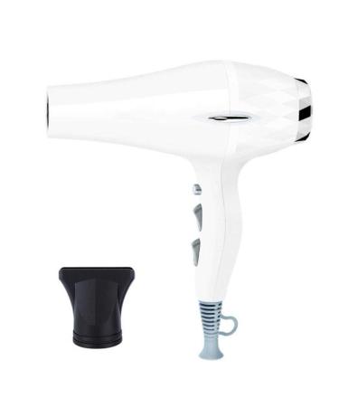 2200W Professional Hair Dryer Powerful AC Motor Salon Ionic Hairdryer 2 Speed 3 Heat Cool Shot Setting Blow Dryer with Nozzle Conditioning to Protect Hair and Increase Shine for Home and Salon Small