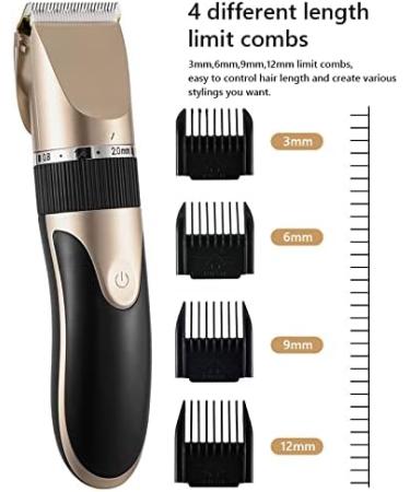 Hair Clippers for Men Hair Trimmer Barber Electric Hair Clipper Beard Hair Clipper Hair Clipper Cordless Hair Hairstyle Trimmer (Color : Gold No Box) - Buy Online on GoSupps.com
