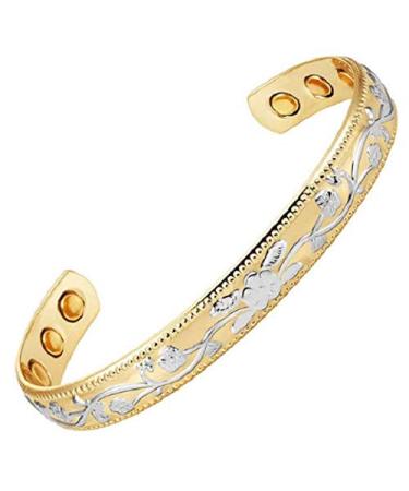 Magnetic copper bracelet with magnets - Verbenia - Anti -pain arbitrator - arthritis bracelet - magnetic field therapy bracelet - magnetic hardship band - energy bracelet - women's copper bracelet