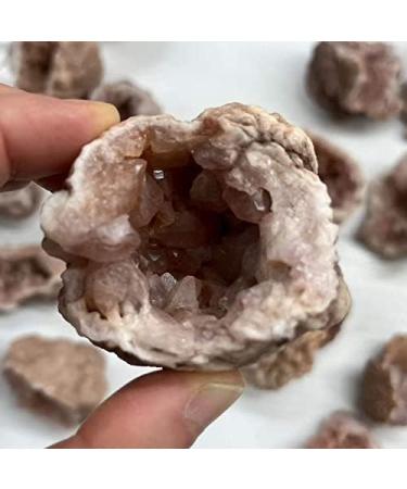 Crystal Natural Crystal Argentine Crystal Geode Cut Crystal Cluster Stone Reiki Specimen Quartz Home Decor Suitable for Home Office Decoration Crystal Cluster (Size : 2pcs) - Buy Online on GoSupps.com