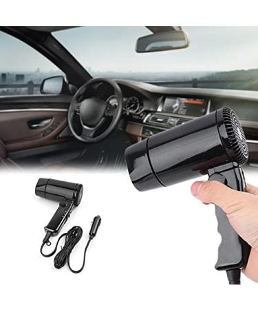 Portable 12V Hot&Cold Folding Car Hair Dryer Window Defroster for Camping - Travel Hairdryer Fast Drying