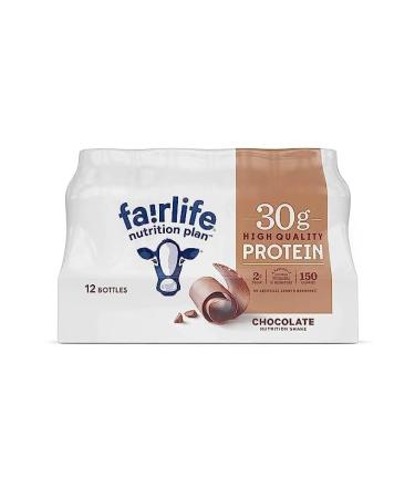 High Protein Chocolate Shake 30g - Gelatin Free Nutrition Plan (12 Pack - Buy Online on GoSupps.com