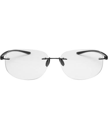 Miryea Randlos Photochrome Bifocal Sunglasses | Blue Light Blocking & UV400 Protection | Stylish Black Reading Glasses 2.5x - Buy Online on GoSupps.com