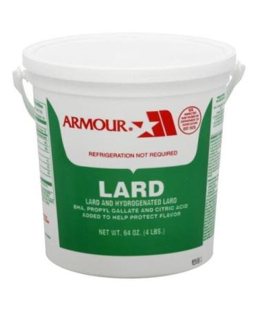 Armour Lard 4 lb Pail