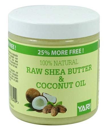 Yari 100% Raw Natural Shea Butter & Coconut Oil 250ml