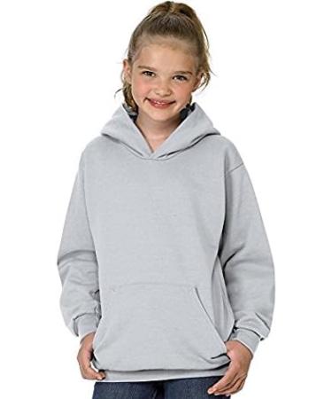 Hanes Boys' Eco Smart Pullover Hoodie in Medium Ash - Sustainable Comfort for Kids - Buy Online on GoSupps.com
