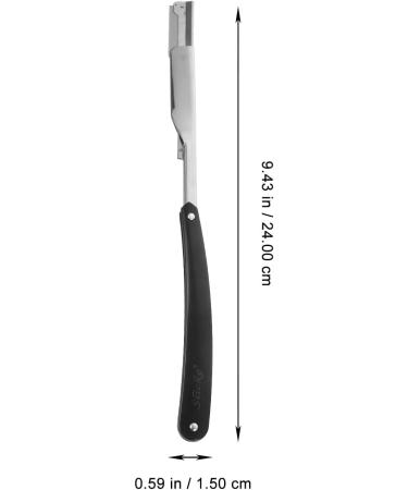 Beaupretty Heavy Duty Metal Barber Razor for Men - Black Single Edge Razor for Precision Shaving - Buy Online on GoSupps.com