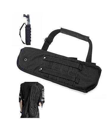 FIRECLUB Tactical Pistol Breacher's Scabbard Holster Molle Sling Case Bag for Outdoor Hunting Black