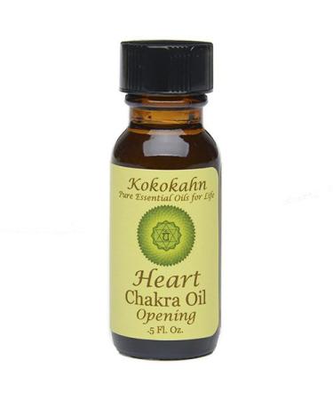 Chakra Aromatherapy Oil with Pure Essential Oils in Organic Jojoba Oil .5oz (Loving Heart Chakra)
