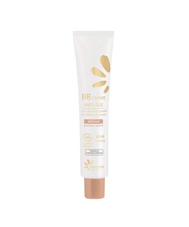 Fleurance Nature- Organic dark anti-aging BB cream- 40ml- Cosmos Ecocert certified- moisturizing facial care for women- organic moisturizing cream for women