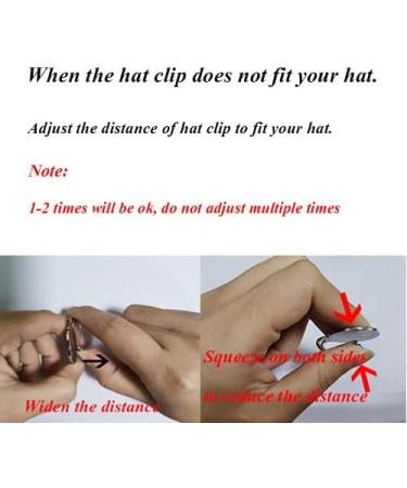 PINMEI Hat Clips Golf Ball Marker Holder - Set of 2 Silver Clips - Buy Online on GoSupps.com