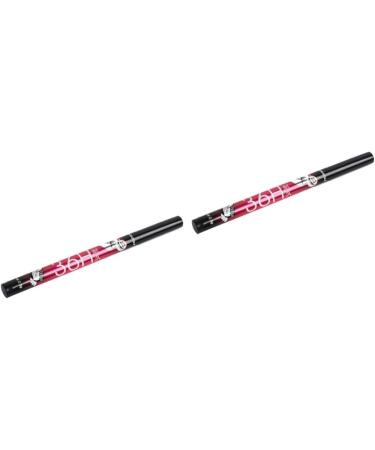 DOITOOL 2pcs Makeup Pen Eye Black Waterproof Cosmetics Eyeliner Liquid 1 count (Pack of 1) As Shownx2pcs - Buy Online on GoSupps.com