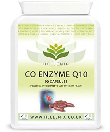 Hellenia CoEnzyme Q10-100mg | 90 High Absorption Capsules | Powerful Antioxidant for Heart Health - Buy Online on GoSupps.com