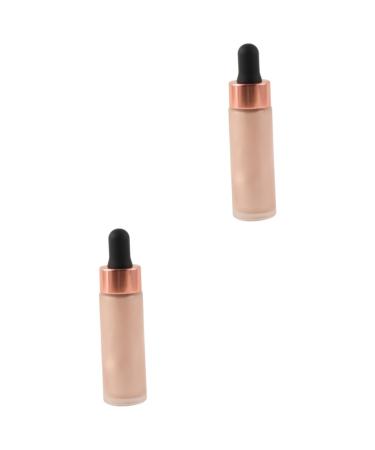 Mipcase 2pcs Bling Eyeliner Liquid Eyeshadow Shining Eyeliner Liquid Foundation Enhancer Flash 1 count (Pack of 1) As Shownx2pcs