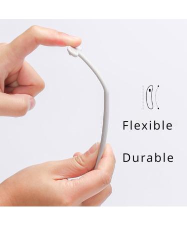 Buy Tongue Scraper - Effective Bad Breath Fighter & Easy-to-Use Mouth Cleaner | Travel Essentials for Fresh Breath - Grey - Buy Online on GoSupps.com